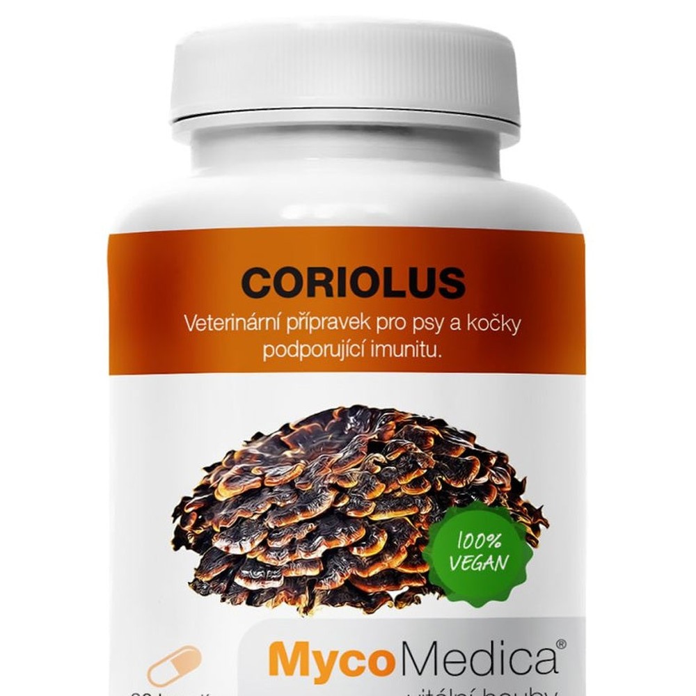 MycoMecica Coriolus 90 rastlinných kapsúl