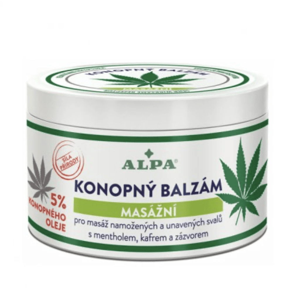 ALPA konopný balzam 250 ml - bolesti chrbta, ekzém, psoriáza