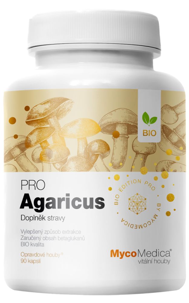 MycoMedica Agaricus PRO 90 rastlinných kapsúl
