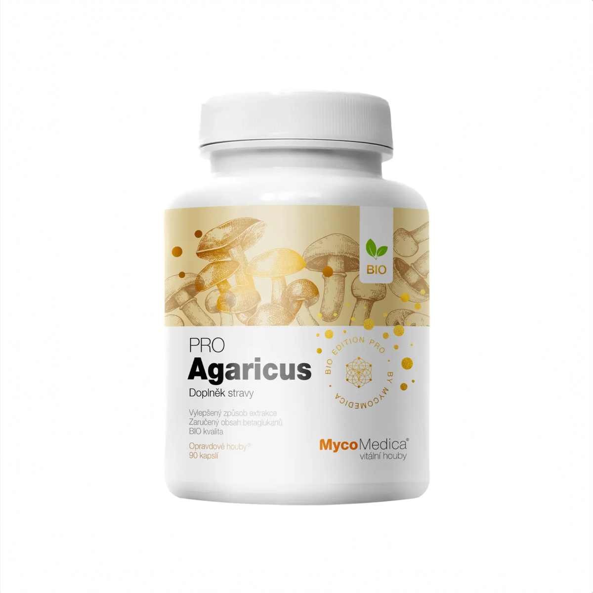 MycoMedica Agaricus PRO 90 vegetable capsules