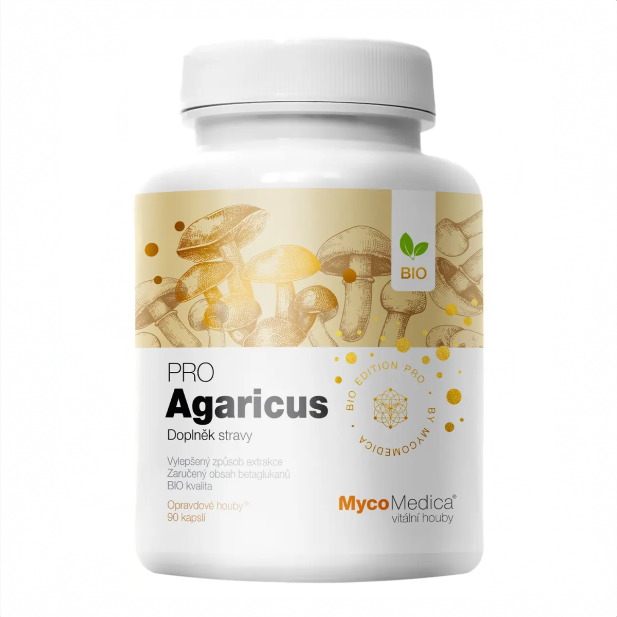 MycoMedica Agaricus PRO 90 vegetable capsules