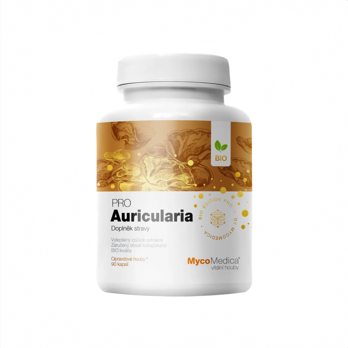 MycoMedica Auricularia PRO 90 Vegetable Capsules