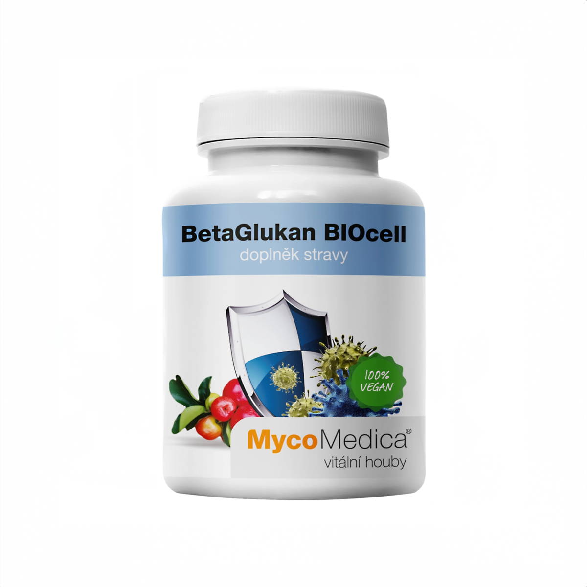 Mycomedica BetaGlukan BIOcell 90 rastlinných kapsúl