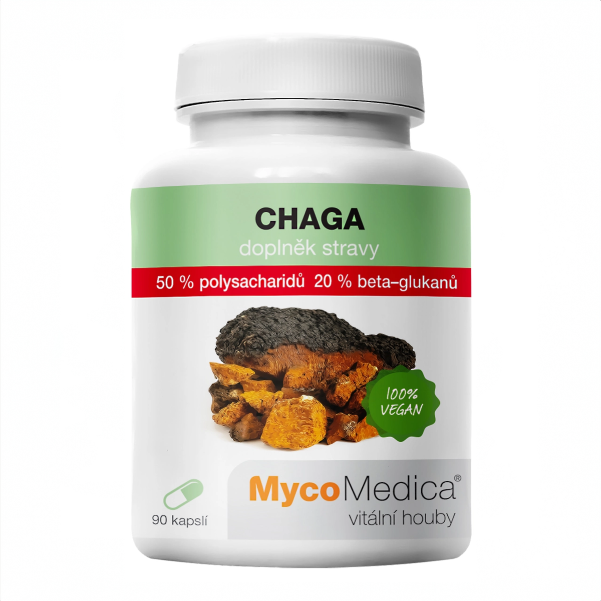 MycoMedica Chaga 50 90 Plant Capsules