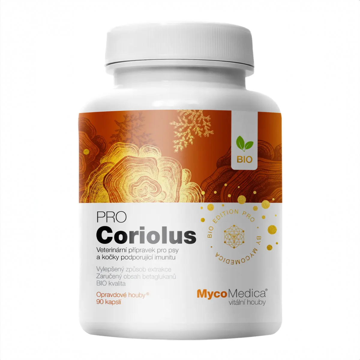 MycoMedica Coriolus PRO 90 Vegetable Capsules