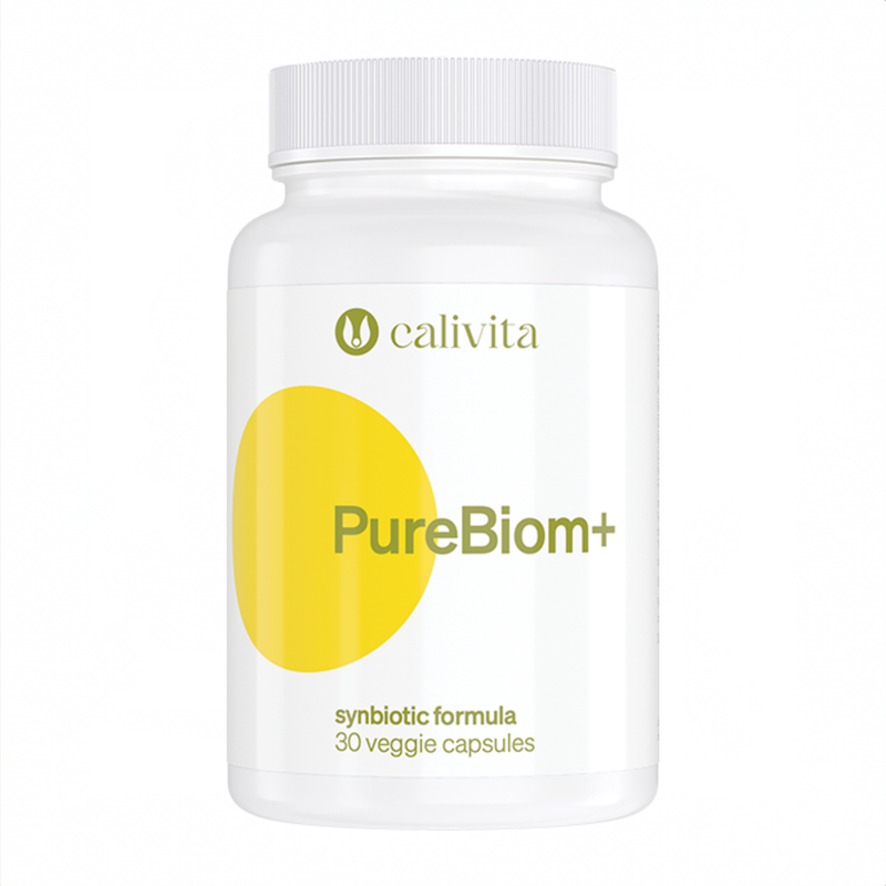 Calivita PureBiom+ – Synbiotic blend of probiotics and prebiotics for healthy digestion