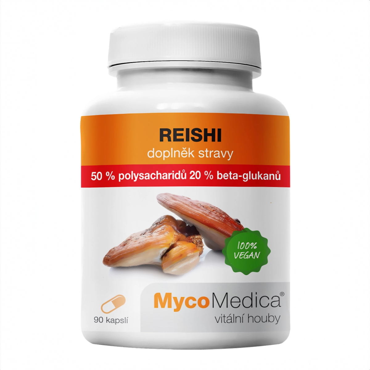 MycoMedica Reishi 50 90 Plant Capsules