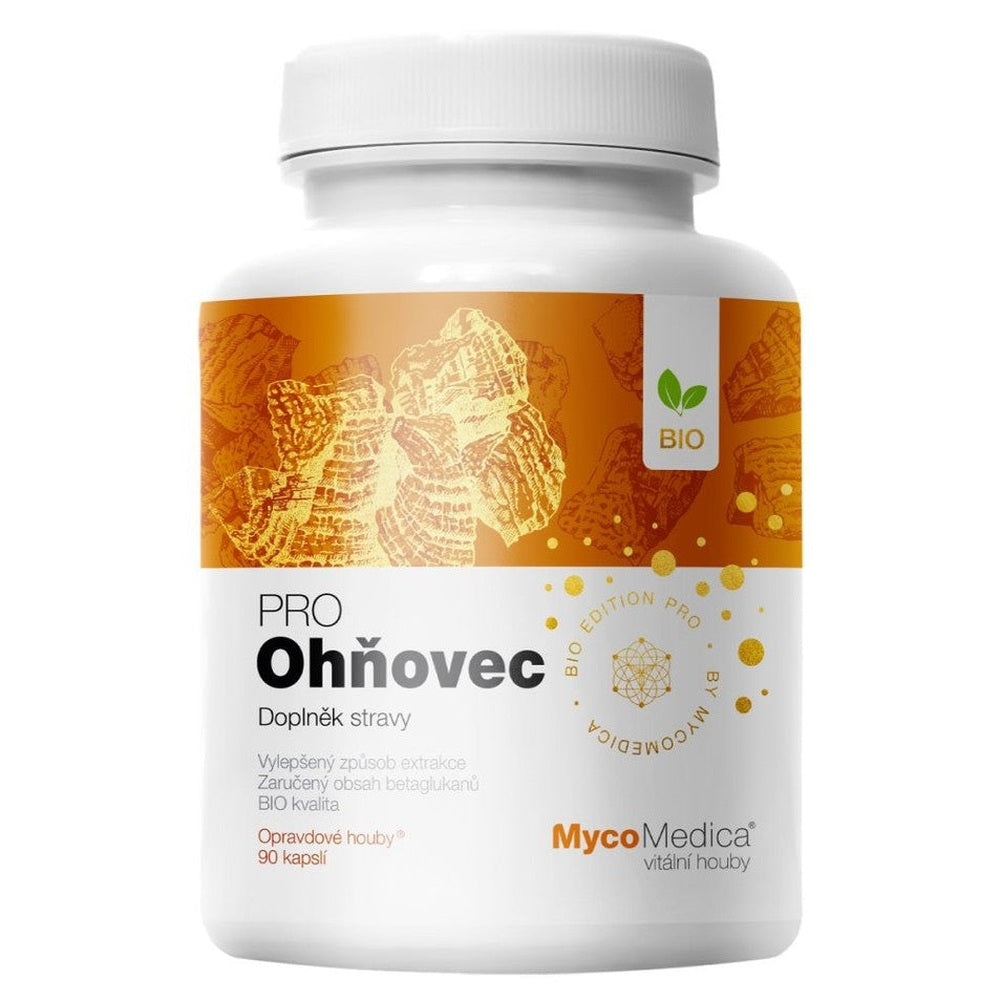 MycoMedica Ohňovec PRO 90 rastlinných kapsúl