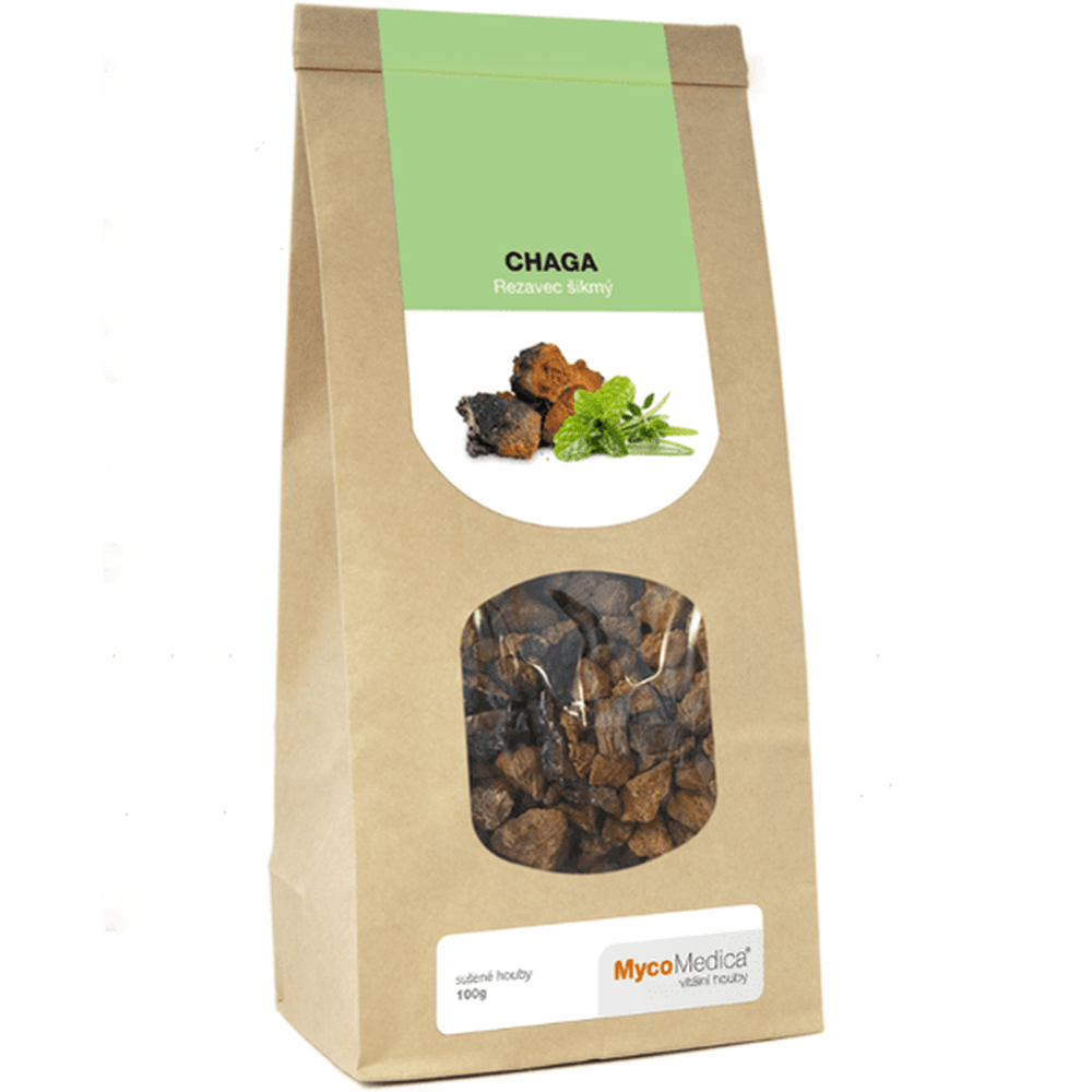 Chaga sušená 100 g - Sušené Vitálne huby
